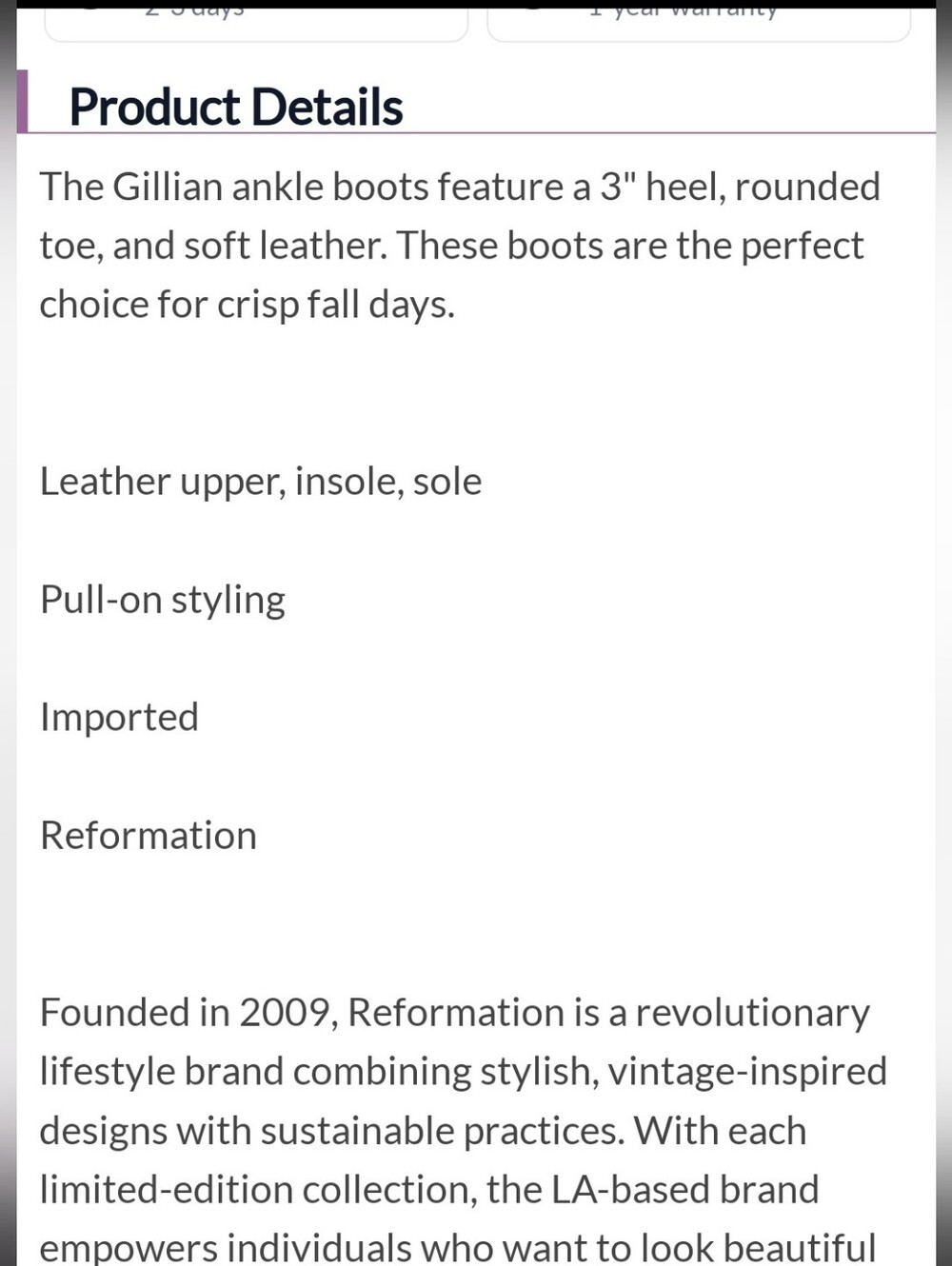 REFORMATION - Picture 13 of 13